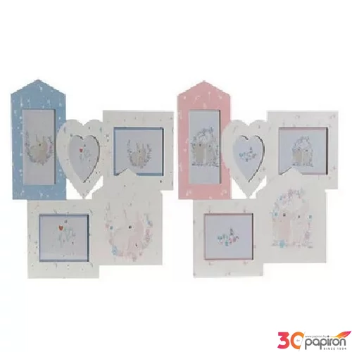 Képkeret MDF 45x1,5x37cm 10x15-ös képekhez, 2 féle