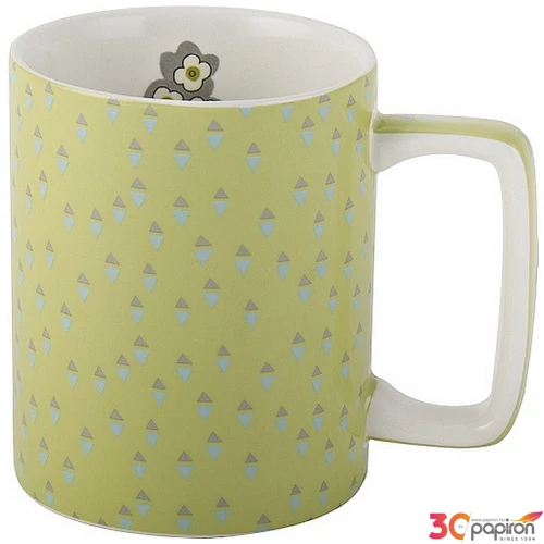 Bögre kerámia Pretty Retro Yellow Katie Alice: Yellow Pretty Retro