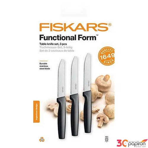 Késkészlet asztali 12cm FISKARS Functiona Form fekete