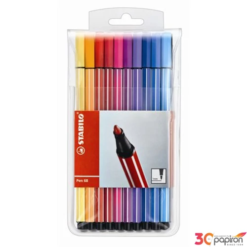 Filckészlet 20 Stabilo Pen 68 1mm-es 20színű készlet Írószerek STABILO 6820/PL