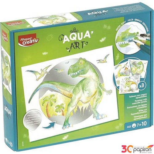 Készségfejlesztő készlet Maped Akvarell Festőkészlet, Maped Creativ Aqua Art, Dinoszaurusz