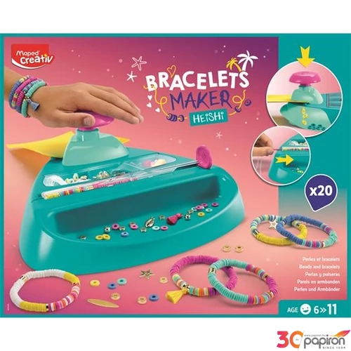 Karkötő készítő készlet MAPED CREATIV "Heishi ORSZÁG JÁTÉKA!