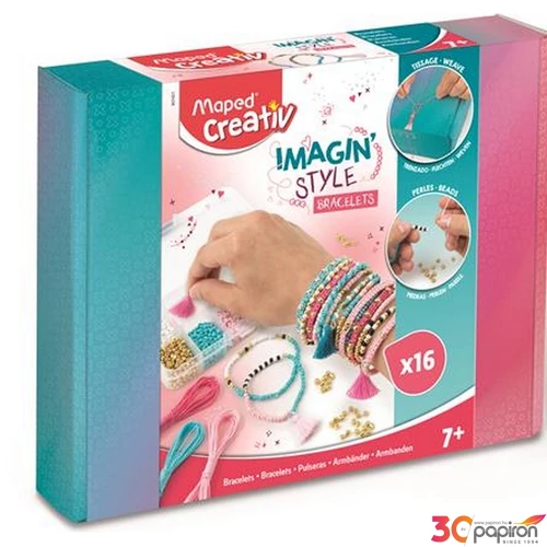 Készségfejlesztő készlet Maped Karkötő készítő készlet, MAPED CREATIV Imagin Style