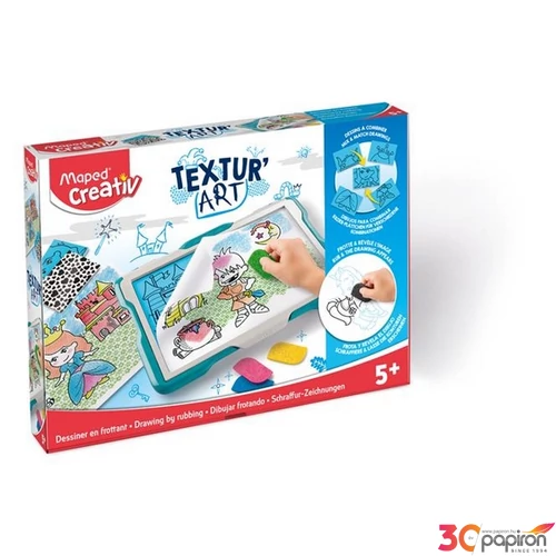 Készségfejlesztő készlet Maped Rajztábla, Textúrák, Maped Creativ Kastélyok