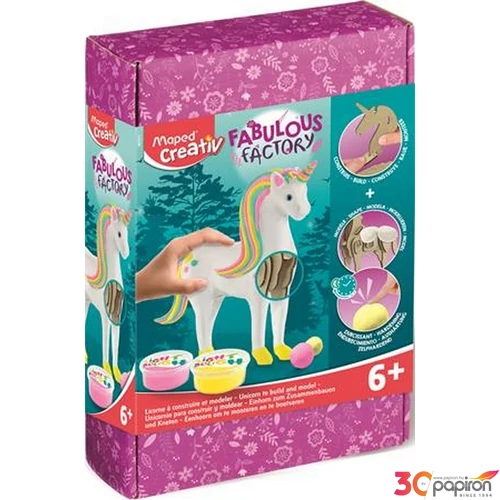 Készségfejlesztő készlet Maped Unikornis készítő modellező gyurma MAPED CREATIV Fabulous factory