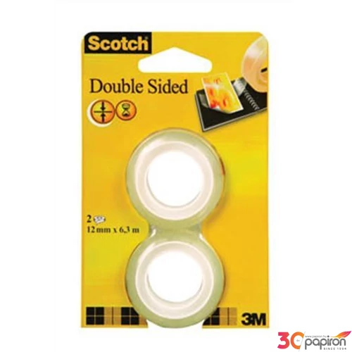 Ragasztó kétoldalú 3M/Scotch Double Sided Tape 12mmx6, 3m 