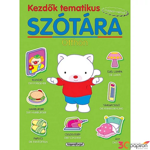 Kezdők tematikus szótára Otthon - Magyar-Német szótár Napraforgó könyvek