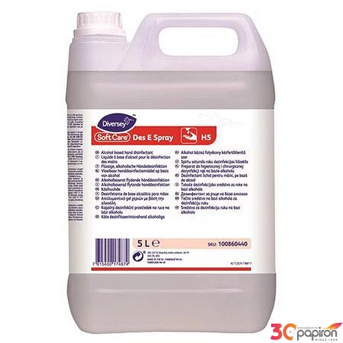 Kézfertőtlenítő folyadék alkoholos 5 l Soft Care Des E Spray