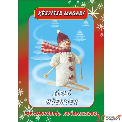 Kézműves csomag Sielő hóember
