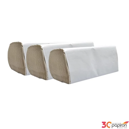 Kéztörlő 1rétegű V hajtogatású lapméret: 23 x 25cm 250 lap/csomag 