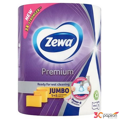 Kéztörlő tekercses 230lap ZEWA Premium Jumbo