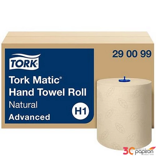 Kéztörlő tekercses 2 2 rétegű H1 rendszer Advanced TORK Matic natúr