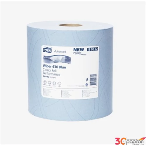 Törlőpapír tekercses Tork Adve Advanced 430 kék 170m 500lap 2rétegű W1/W2 rendszer 2tek/cs 130072