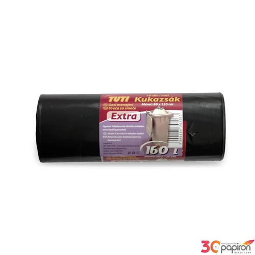 Szemeteszsák Alufix 160L , extra, Tuti, 80x120cm 10db/csom