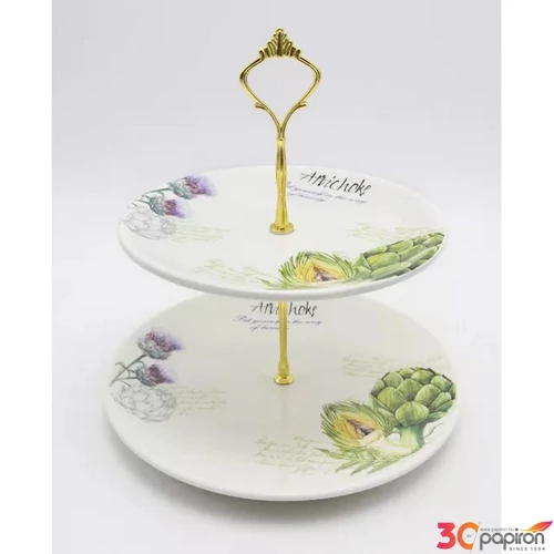Kínáló kerámia Articsóka 26Cm