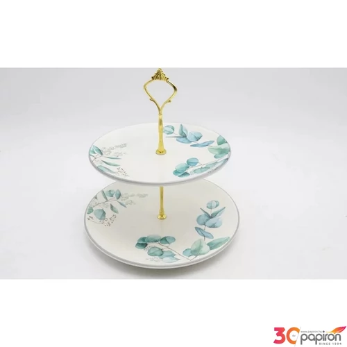 Kínáló kerámia Eukaliptusz 26Cm