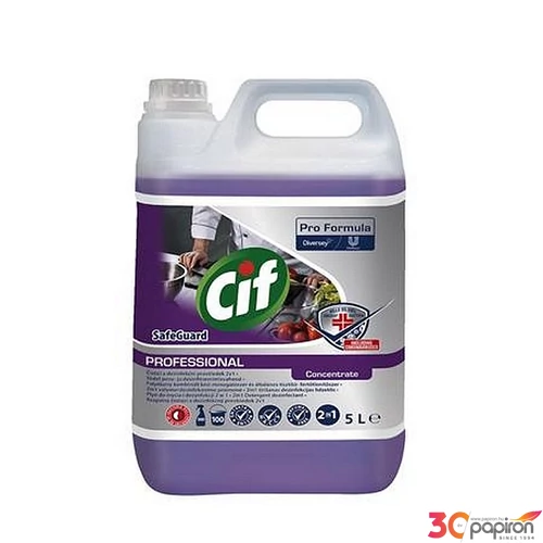Kombinált tisztító- és fertőtlenítőszer 5 l CIF Pro Formula Safeguard