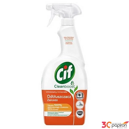 Konyhai zsíroldó spray 750ml CIF Cleanboost