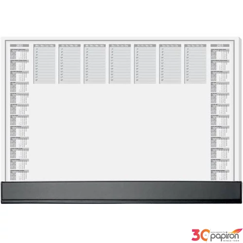 Könyökalátét Siegel 595x410mm, 2 éves és heti tervezővel szamárfül védővel