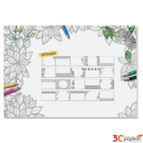 Könyökalátét Siegel 595x410mm, felnőtt színezővel SIHO580