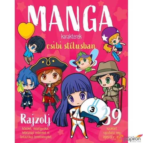 Könyv Manga karakterek csibi stílusban