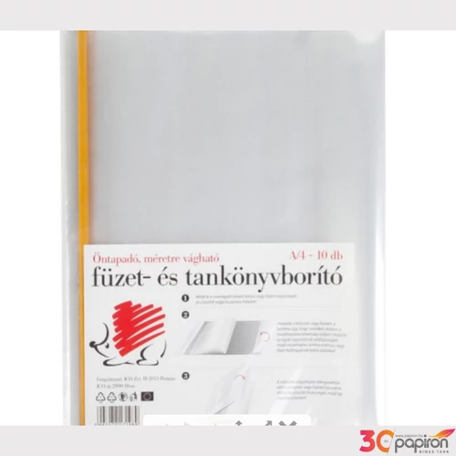 Könyvborító nagy öntapadós 10db/csomag öntapadós ICO tankönyv és füzetborító kollekció