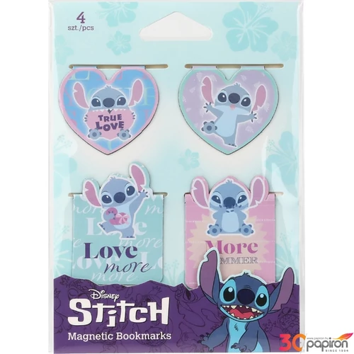 Könyvjelző mágneses Stitch 1 vegyes 4 db/bliszter Colorino