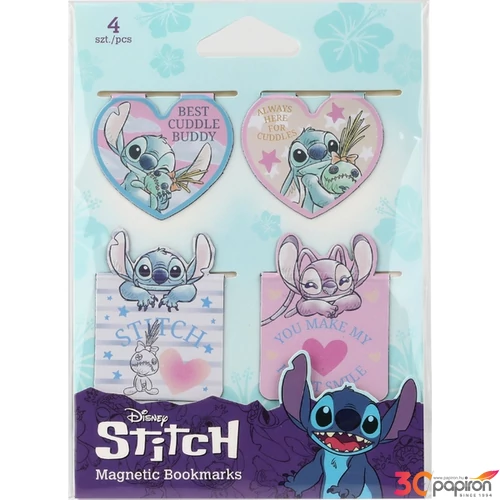 Könyvjelző mágneses Stitch 2 vegyes 4 db/bliszter Colorino