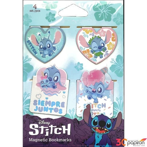 Könyvjelző mágneses Stitch 4 vegyes 4 db/bliszter Colorino