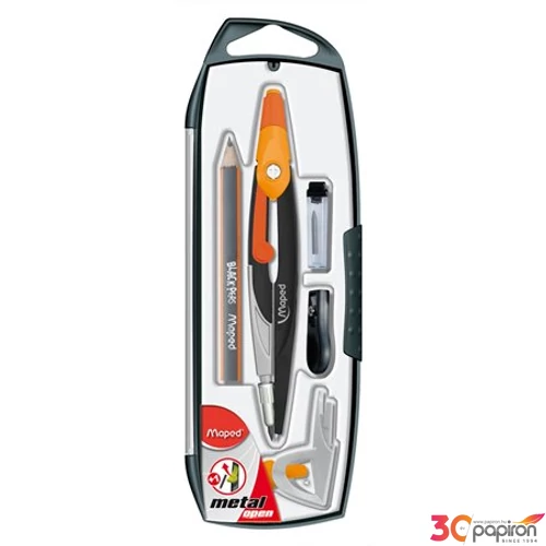 Körző Maped Metal Open 5 részes Körző készlet, vegyes színek Írószerek Maped 536955