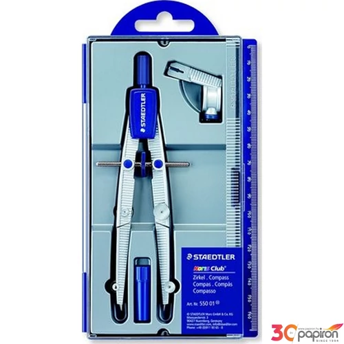 Körző Staedler Noris Club 3 részes készlet, precíziós beállítás Írószerek Staedler 550 01