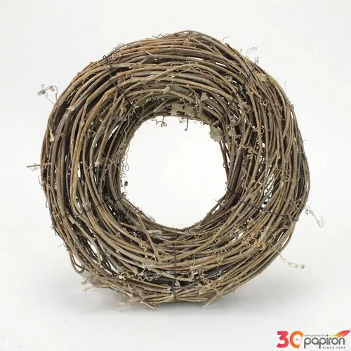 Koszorú vessző 30cm antik