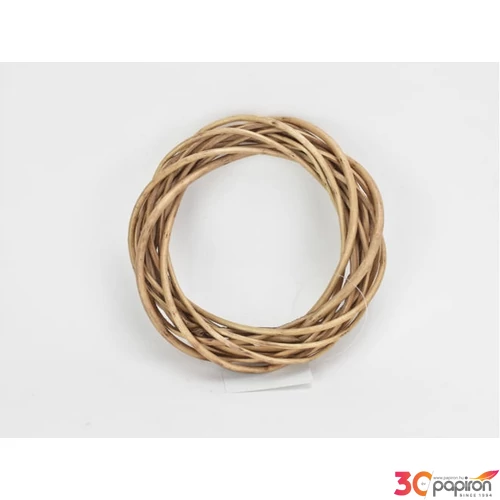 Koszorú vesszőből 15cm barna 15cm 