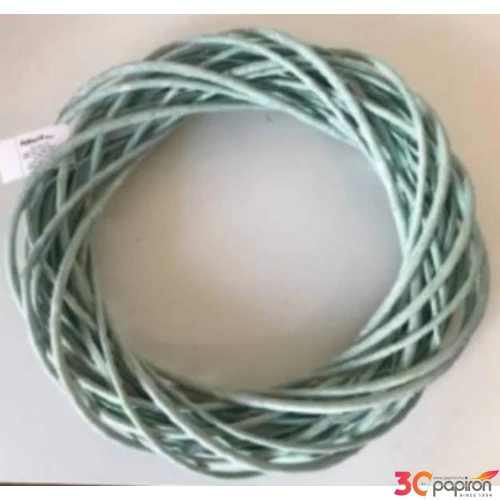 Koszorúalap vesszőből 15cm zöld