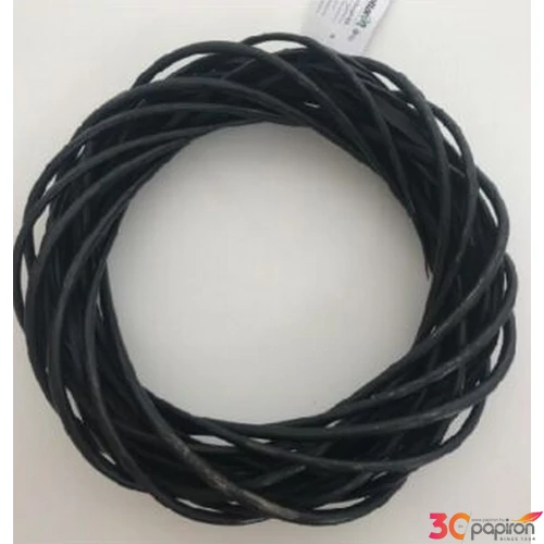 Koszorúalap vesszőből 30cm black 