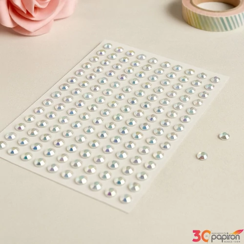 Kreatív dekor strasszkő öntapa holografikus 25