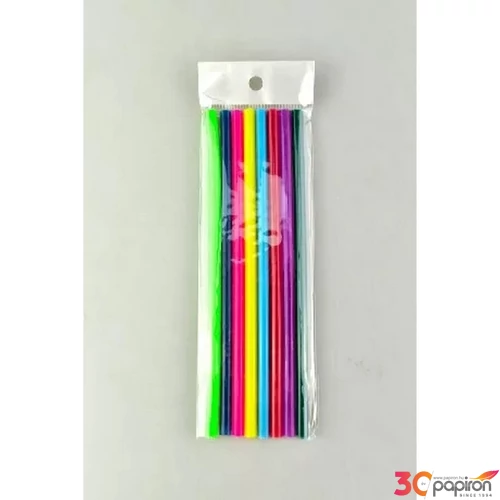Ragasztópisztolyba ragasztórúd 18cmx7mm, 8db/csomag színes