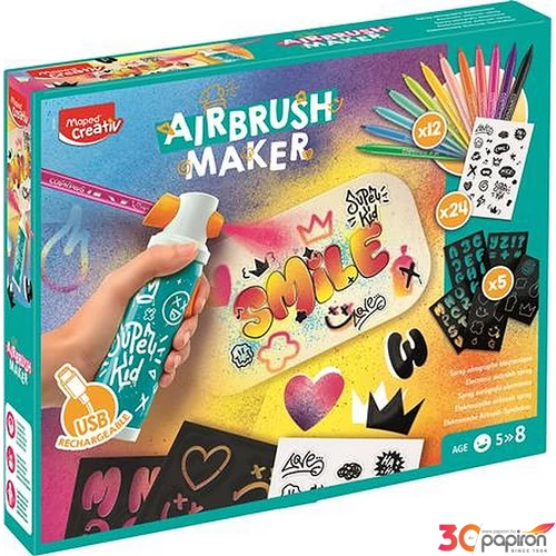 Kreatív festékszóró készlet MAPED CREATIV "Airbrush Maker"