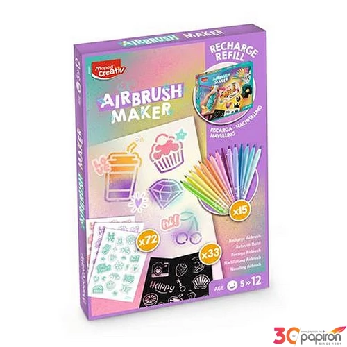 Kreatív festékszóró utántöltő MAPED CREATIV "Airbrush Maker", pasztel