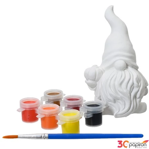 Kreatív festő készlet 24' manó + festék+ ecset+ecsettál 15.2cmx14.5cmx7.5cm sdkae