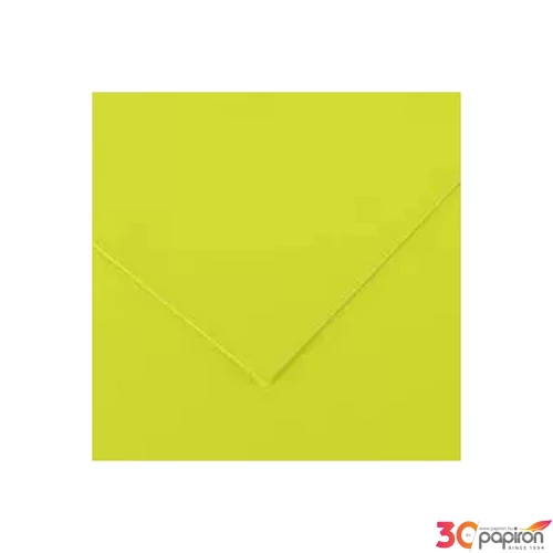 Kreatív papír 50x70 Canson Vivaldi 240g -41-neon sárga 1oldalú