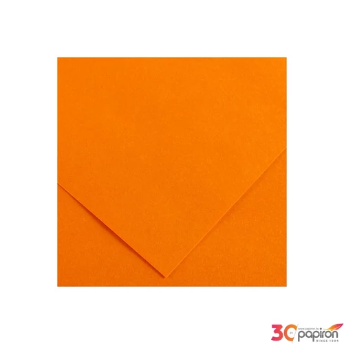 Kreatív papír 50x70 Canson Vivaldi 240g -42-neon narancs 1oldalú