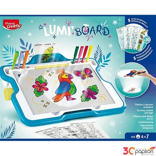 Kreatív  rajzkészlet MAPED CREATIV "Lumi Board" készségfejles