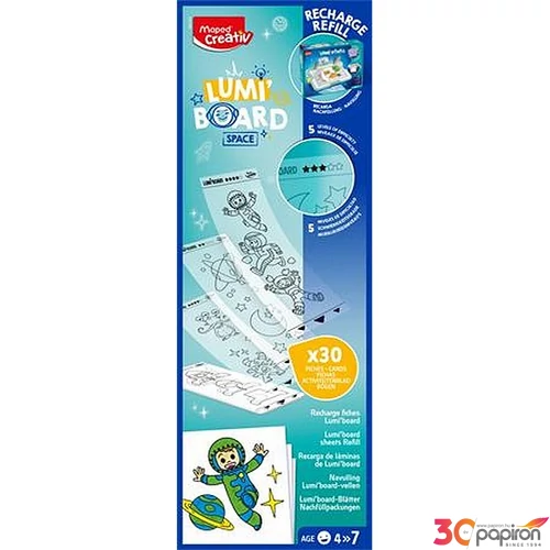 Kreatív rajzkészlet MAPED CREATIV "Lumi Board", űrtematika k