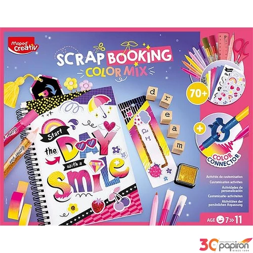 Kreatív scrapbooking készlet MAPED CREATIV "Scrapbooking Color Mix"