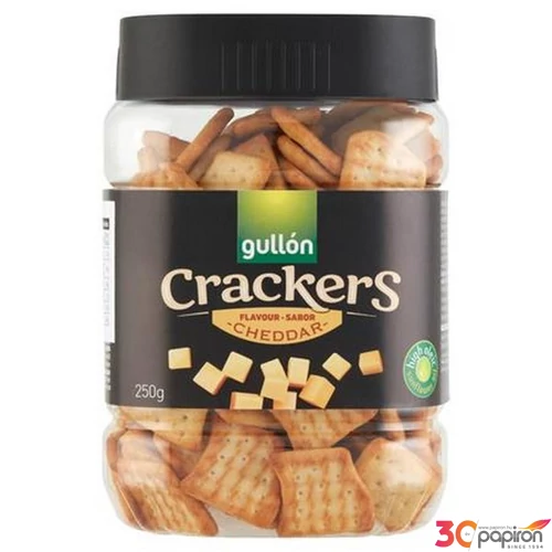Kréker 250 g GULLÓN Cracker cheddar sajtos