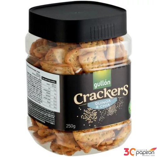 Kréker 250 g GULLÓN Cracker chia magos-quinoás