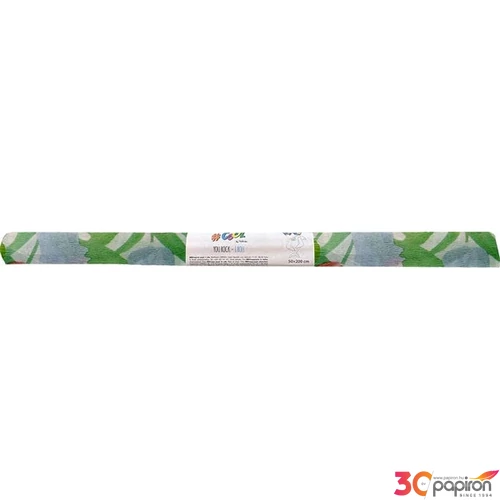 Krepp papír 50x200cm COOL BY VICTORIA, virágmintás HPRV00144
