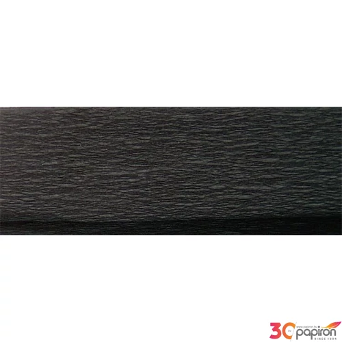 Krepp papír fekete 50x200cm 