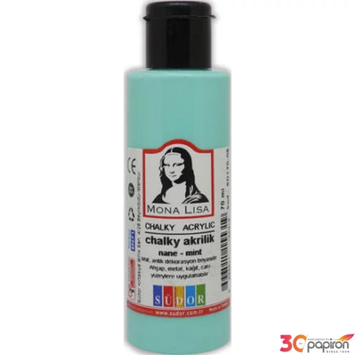 Krétafesték 70ml Südor Mona Lisa matt szín - Pasztel Mentazöld SD170-08